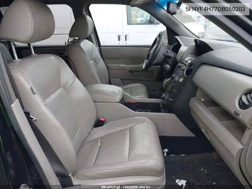 5FNYF4H77DB050203 2013 Honda Pilot Ex-L