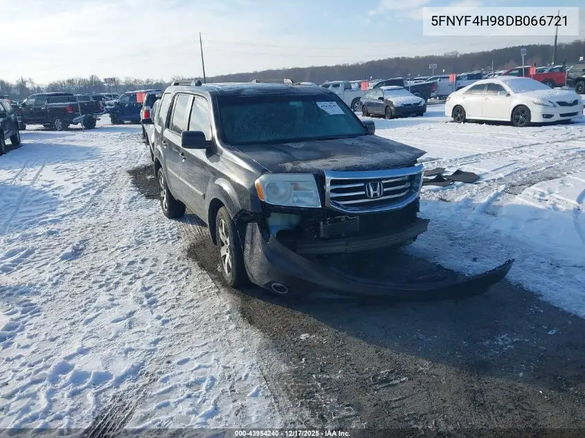 5FNYF4H98DB066721 2013 Honda Pilot Touring