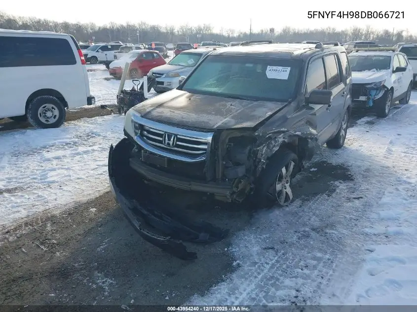 5FNYF4H98DB066721 2013 Honda Pilot Touring