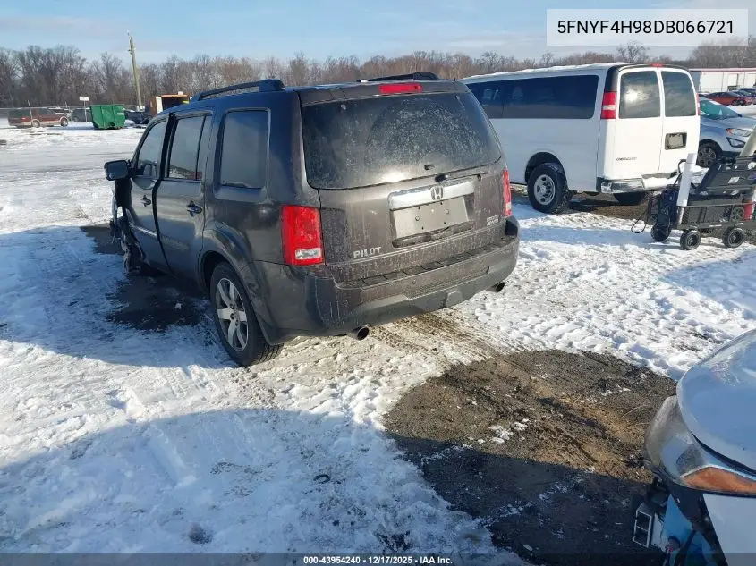 5FNYF4H98DB066721 2013 Honda Pilot Touring