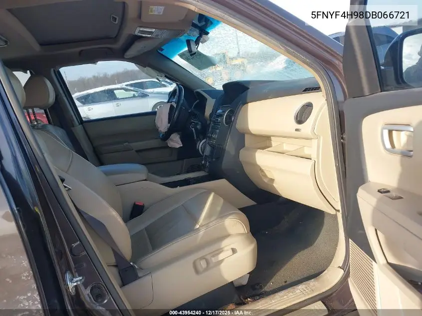 5FNYF4H98DB066721 2013 Honda Pilot Touring