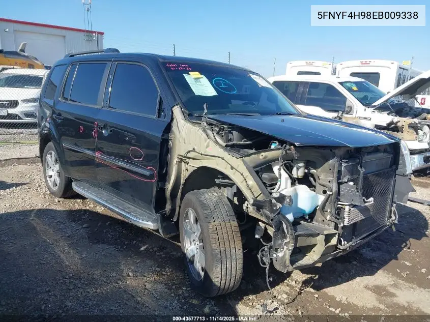 5FNYF4H98EB009338 2014 Honda Pilot Touring