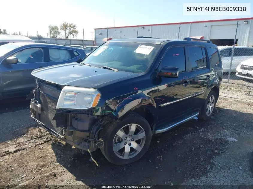 5FNYF4H98EB009338 2014 Honda Pilot Touring