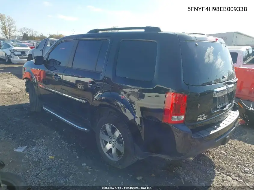5FNYF4H98EB009338 2014 Honda Pilot Touring
