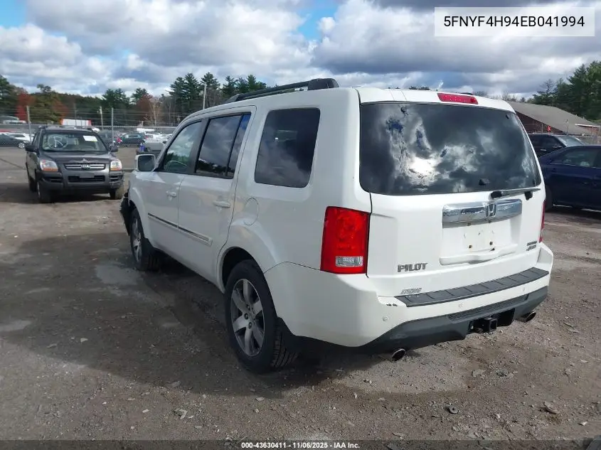 5FNYF4H94EB041994 2014 Honda Pilot Touring