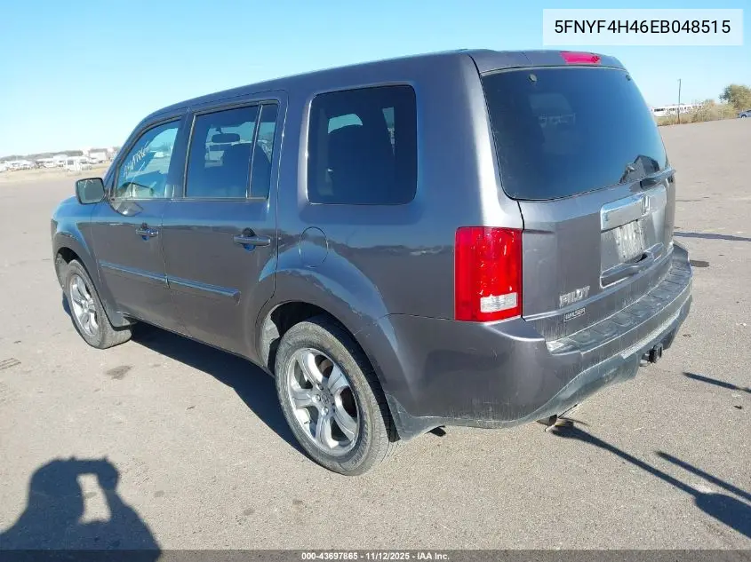 5FNYF4H46EB048515 2014 Honda Pilot Ex