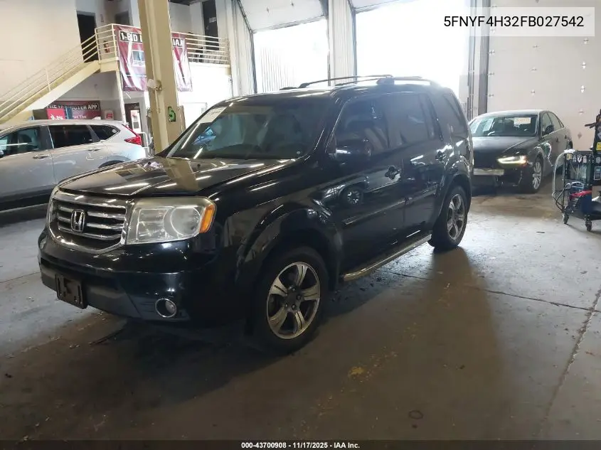 5FNYF4H32FB027542 2015 Honda Pilot Se