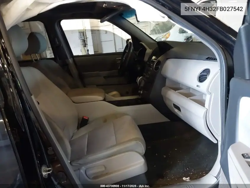 5FNYF4H32FB027542 2015 Honda Pilot Se