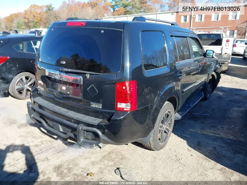 5FNYF4H97FB013026 2015 Honda Pilot Touring