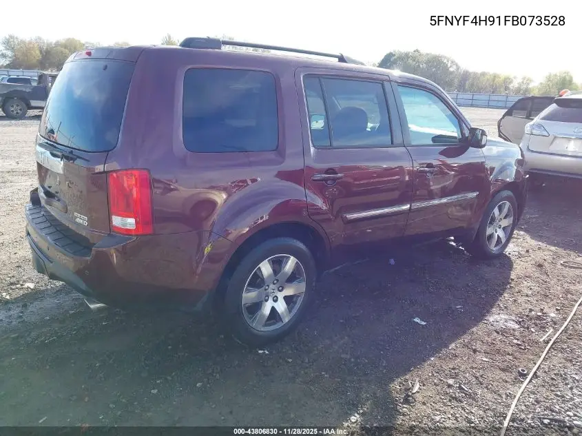 5FNYF4H91FB073528 2015 Honda Pilot Touring