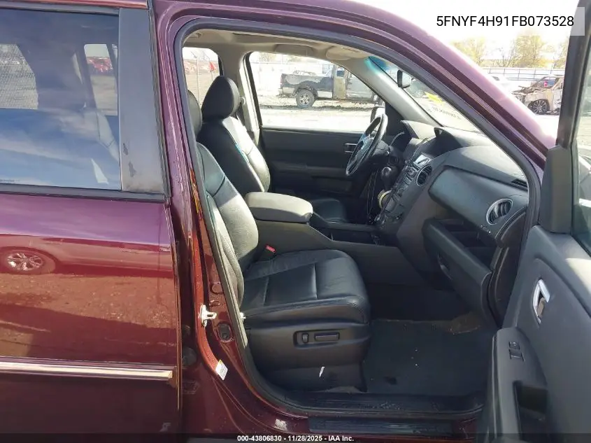 5FNYF4H91FB073528 2015 Honda Pilot Touring