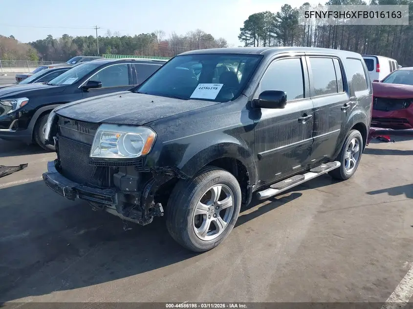 5FNYF3H6XFB016163 2015 Honda Pilot Exl