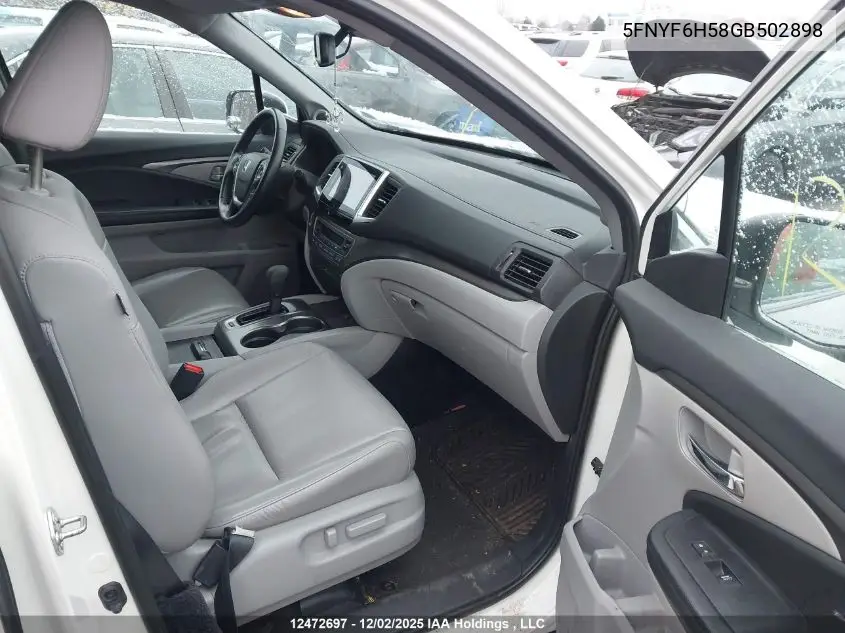 5FNYF6H58GB502898 2016 Honda Pilot Exl