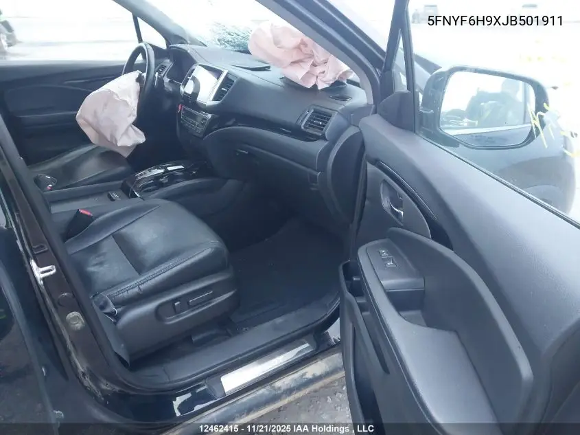 5FNYF6H9XJB501911 2018 Honda Pilot Touring