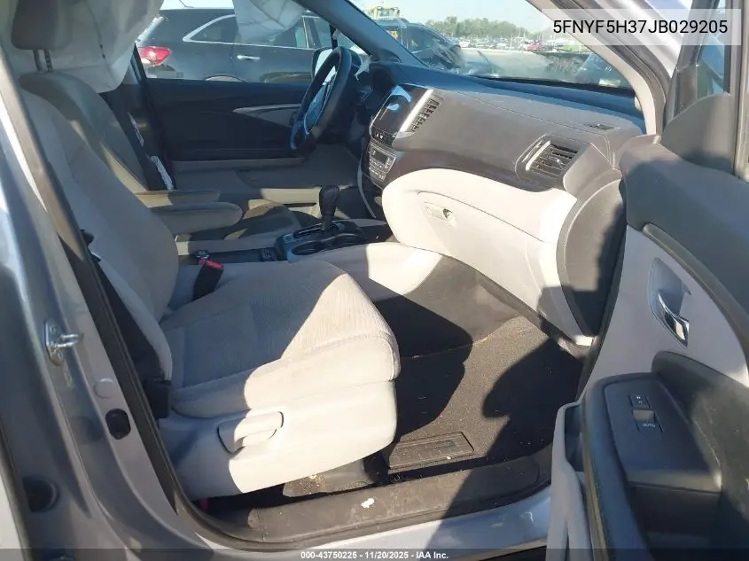 5FNYF5H37JB029205 2018 Honda Pilot Ex