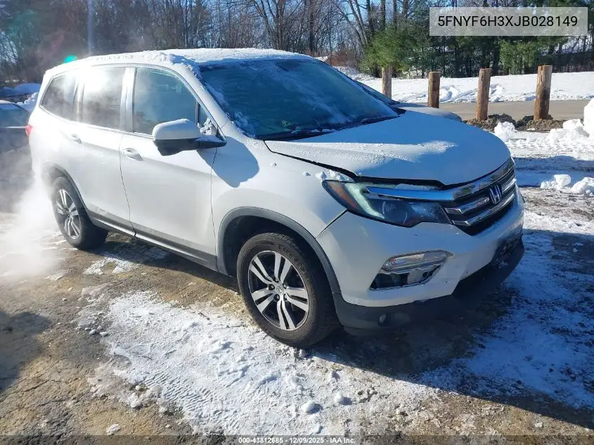 5FNYF6H3XJB028149 2018 Honda Pilot Ex