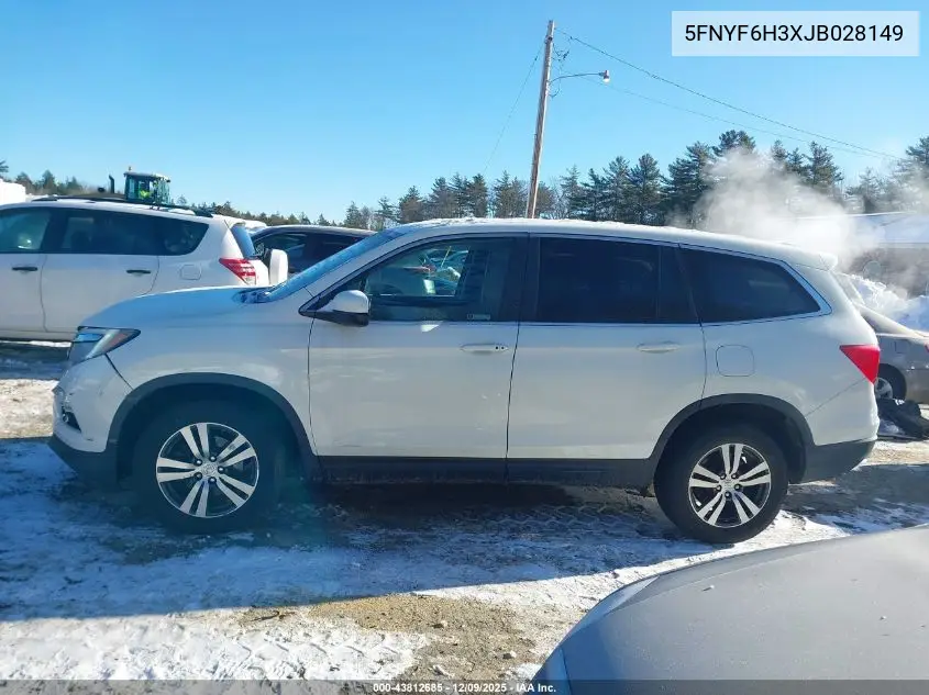 5FNYF6H3XJB028149 2018 Honda Pilot Ex