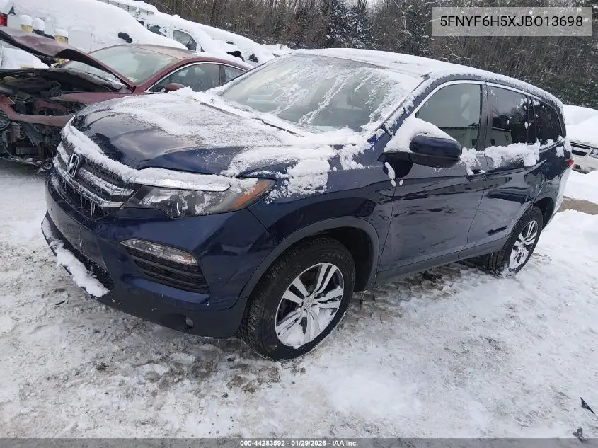 5FNYF6H5XJB013698 2018 Honda Pilot Ex-L