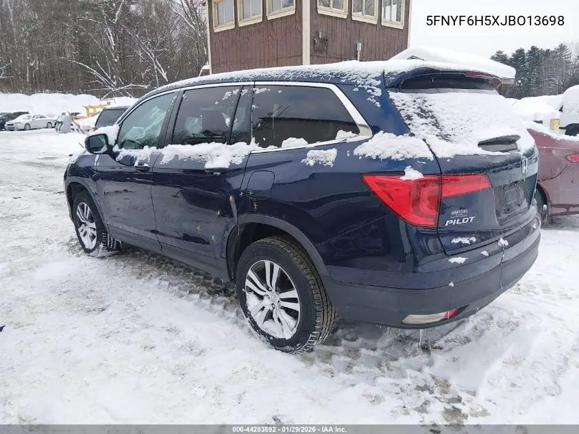 5FNYF6H5XJB013698 2018 Honda Pilot Ex-L