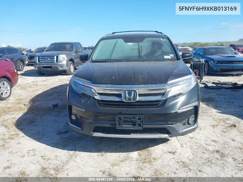 5FNYF6H9XKB013169 2019 Honda Pilot Touring