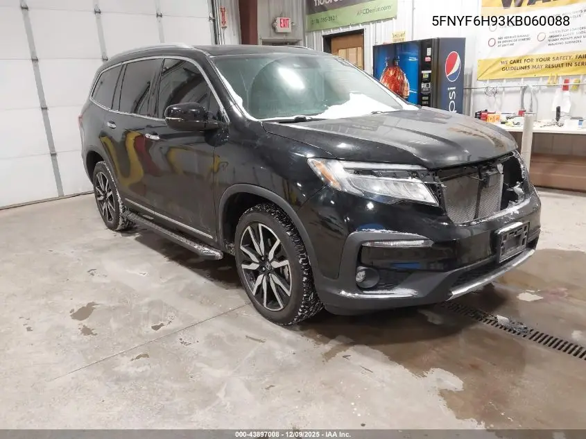 5FNYF6H93KB060088 2019 Honda Pilot Touring