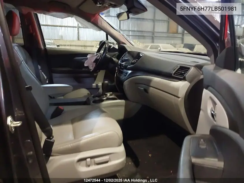 5FNYF6H77LB501981 2020 Honda Pilot