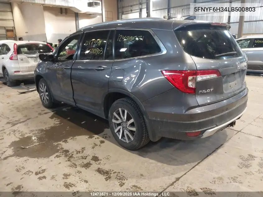 5FNYF6H34LB500803 2020 Honda Pilot Ex