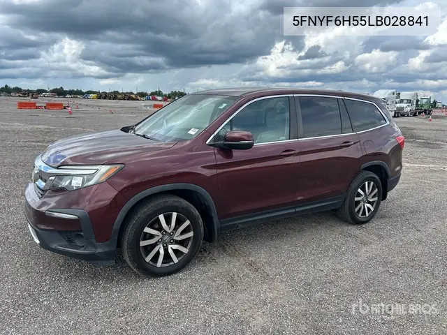 5FNYF6H55LB028841 2020 Honda Pilot 2020 Honda Pilot 2Wd Suv