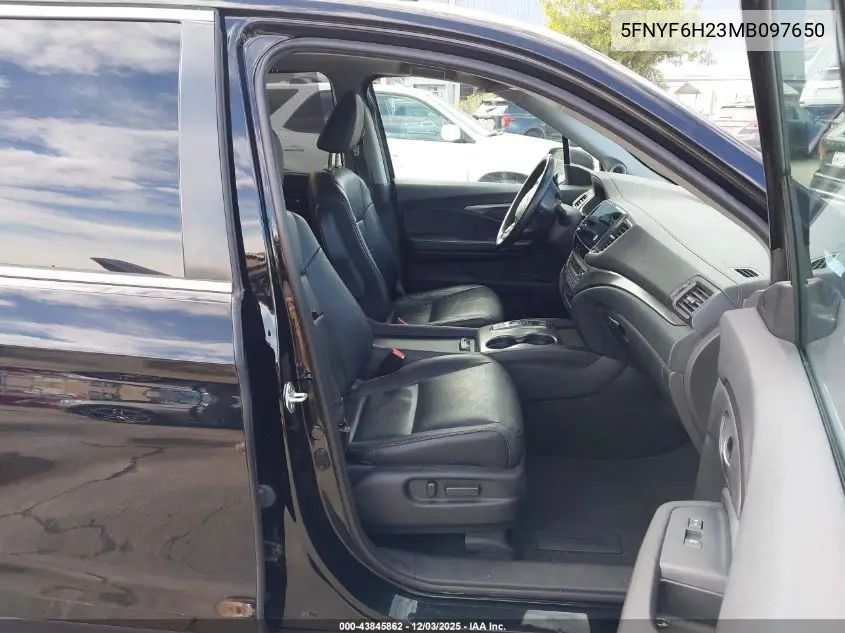 5FNYF6H23MB097650 2021 Honda Pilot Awd Special Edition