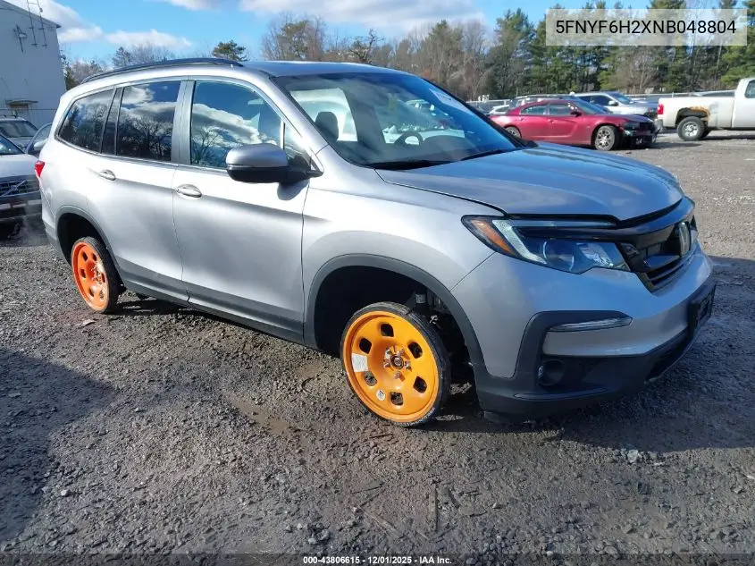 5FNYF6H2XNB048804 2022 Honda Pilot Awd Special Edition