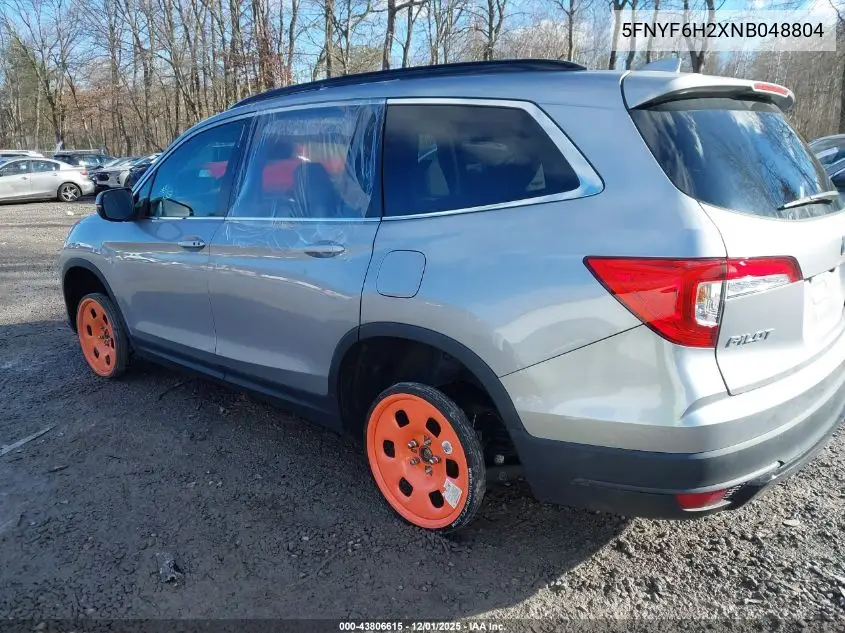 5FNYF6H2XNB048804 2022 Honda Pilot Awd Special Edition