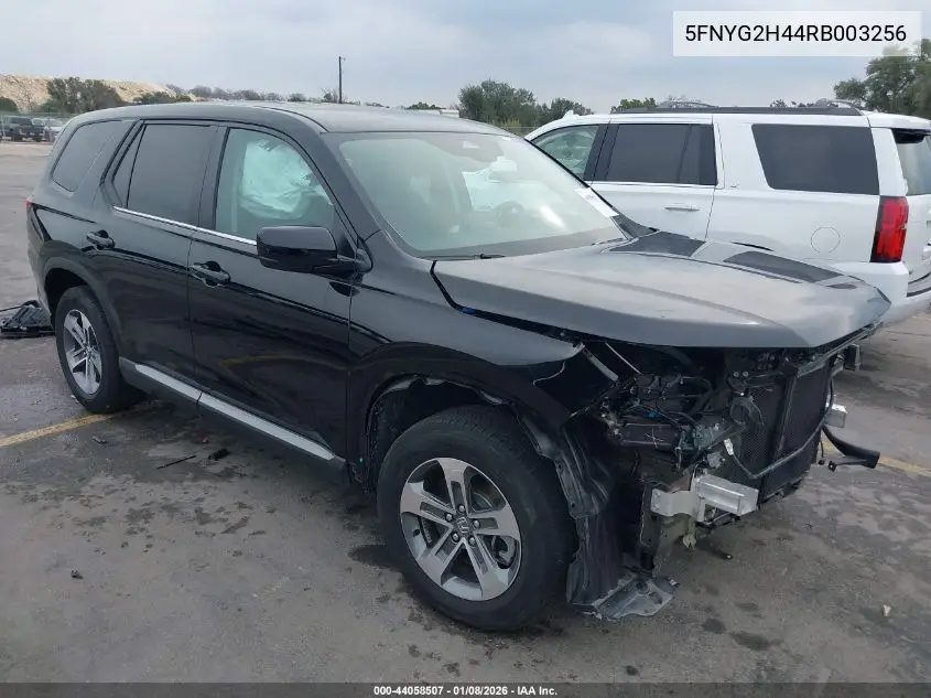 5FNYG2H44RB003256 2024 Honda Pilot Ex-L