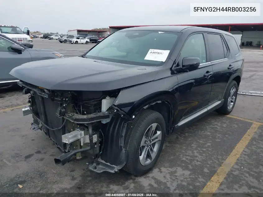 5FNYG2H44RB003256 2024 Honda Pilot Ex-L