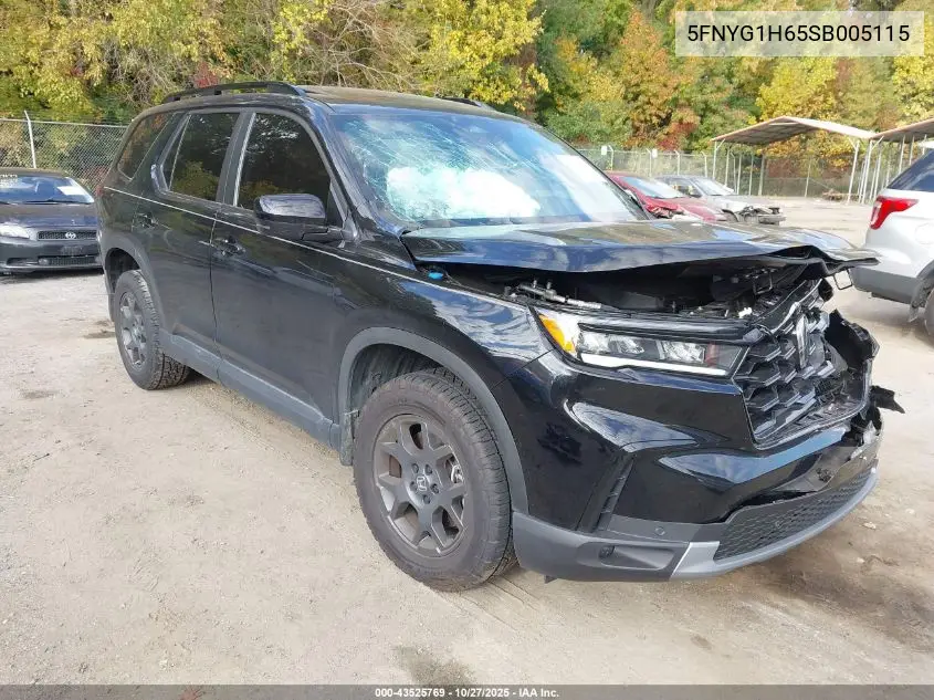 5FNYG1H65SB005115 2025 Honda Pilot Trailsport