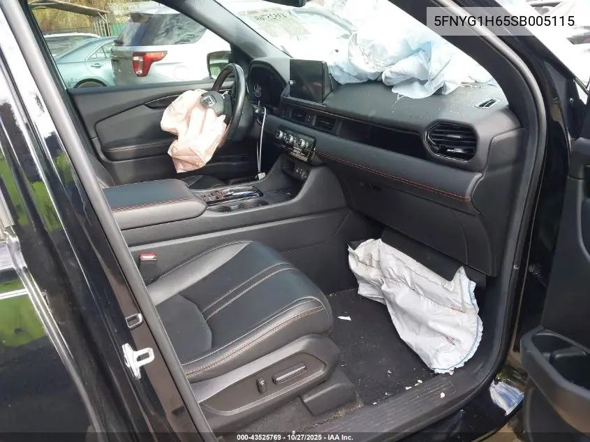 5FNYG1H65SB005115 2025 Honda Pilot Trailsport