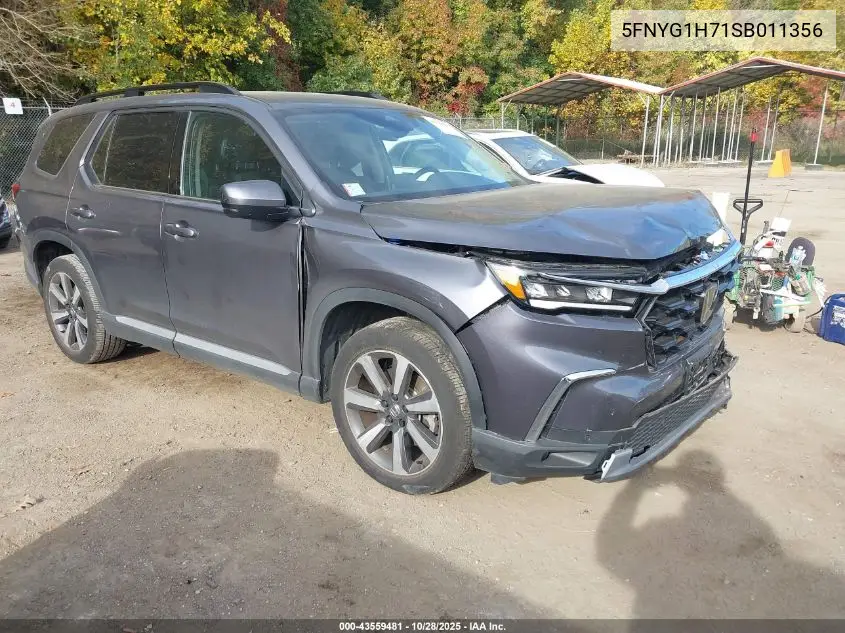 5FNYG1H71SB011356 2025 Honda Pilot Touring