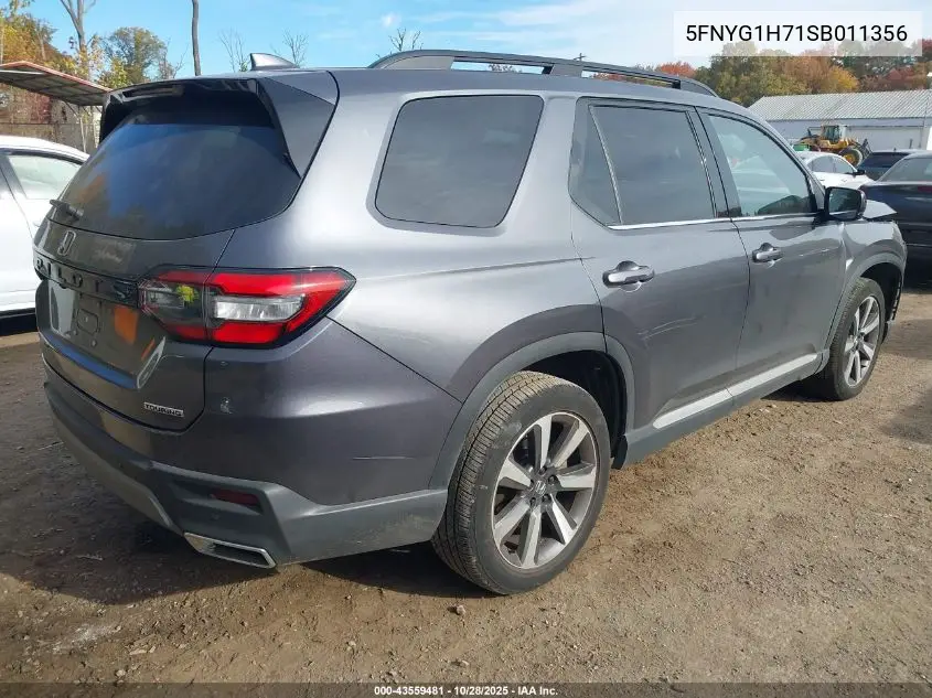5FNYG1H71SB011356 2025 Honda Pilot Touring