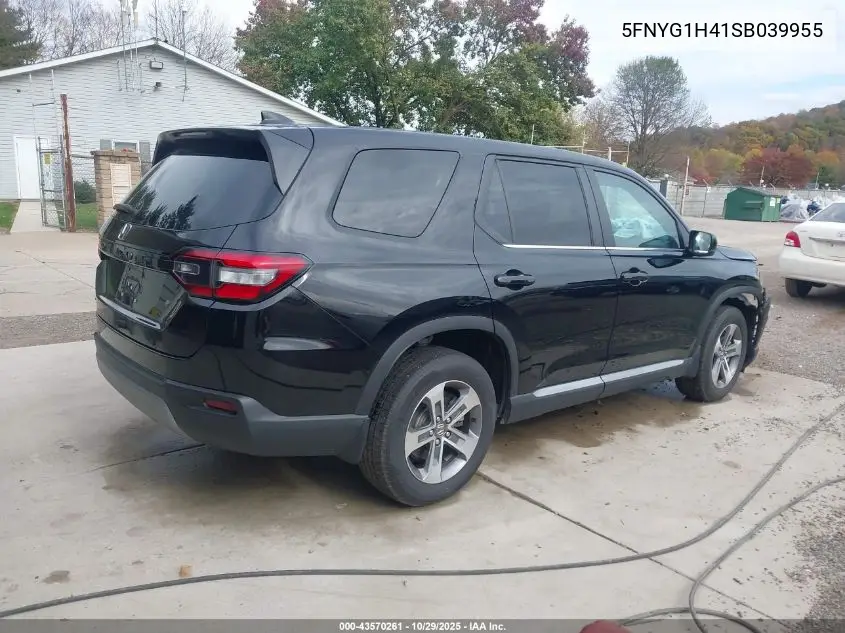 5FNYG1H41SB039955 2025 Honda Pilot Ex-L