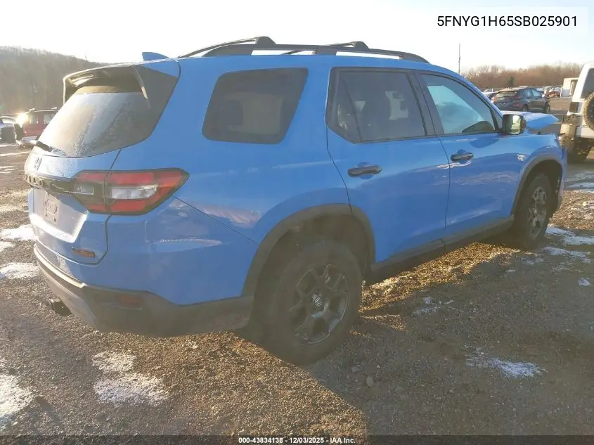 5FNYG1H65SB025901 2025 Honda Pilot Trailsport