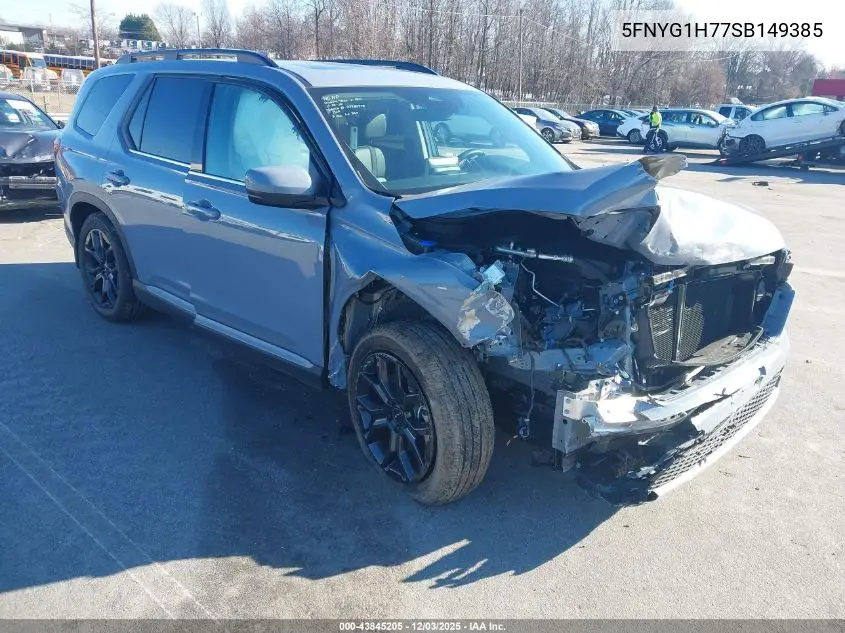 5FNYG1H77SB149385 2025 Honda Pilot Touring
