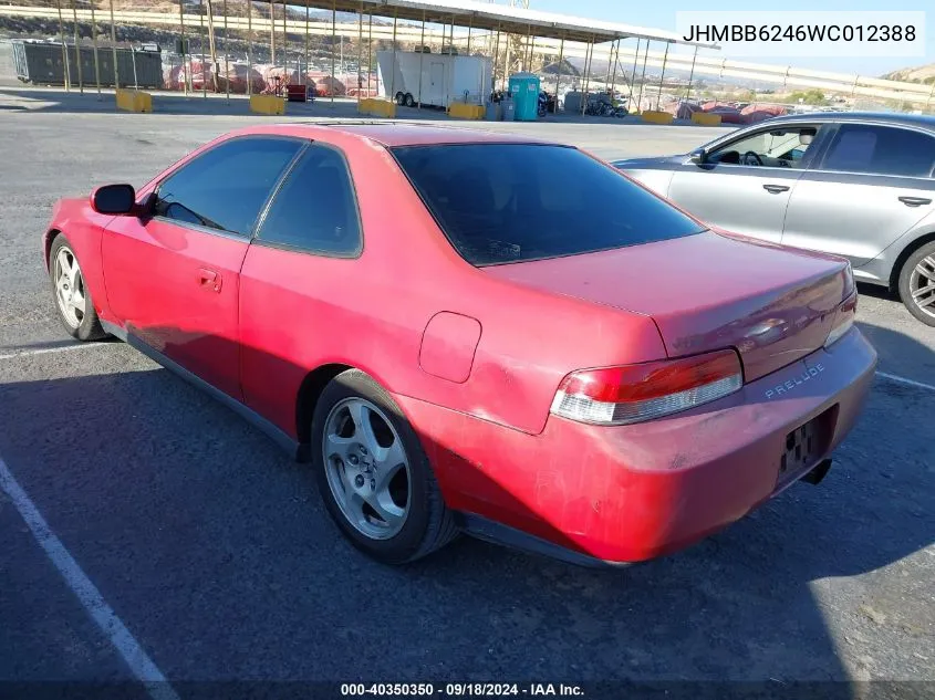 JHMBB6246WC012388 1998 Honda Prelude