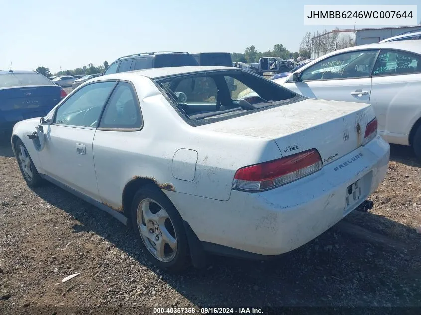 JHMBB6246WC007644 1998 Honda Prelude