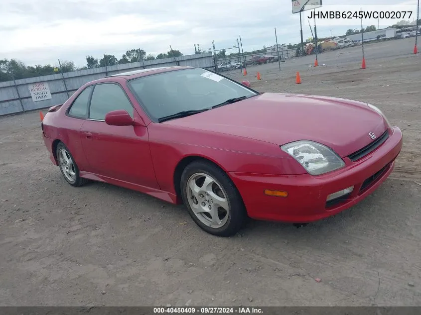 JHMBB6245WC002077 1998 Honda Prelude