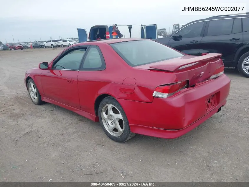 JHMBB6245WC002077 1998 Honda Prelude