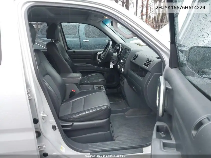 2HJYK16576H514224 2006 Honda Ridgeline Rtl