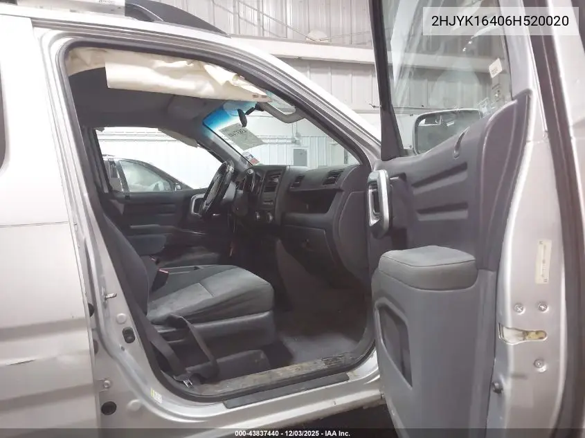 2HJYK16406H520020 2006 Honda Ridgeline Rts