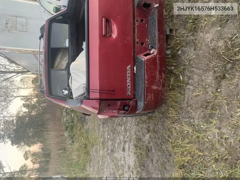 2HJYK16576H533663 2006 Honda Ridgeline Rtl