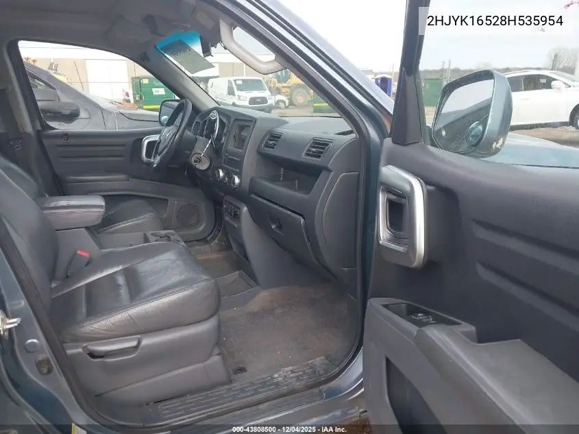 2HJYK16528H535954 2008 Honda Ridgeline Rtl