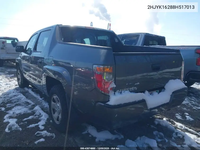 2HJYK16288H517013 2008 Honda Ridgeline Rt