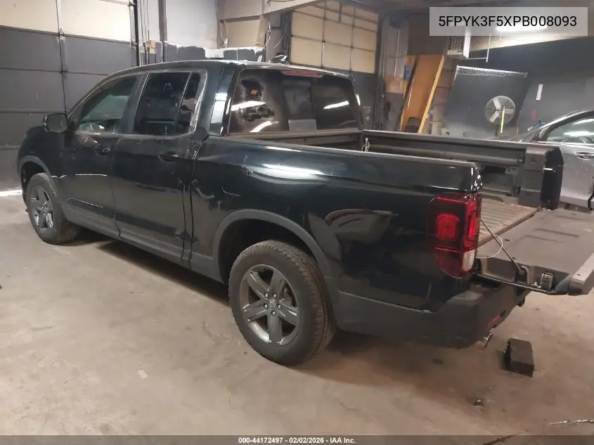 5FPYK3F5XPB008093 2023 Honda Ridgeline Rtl